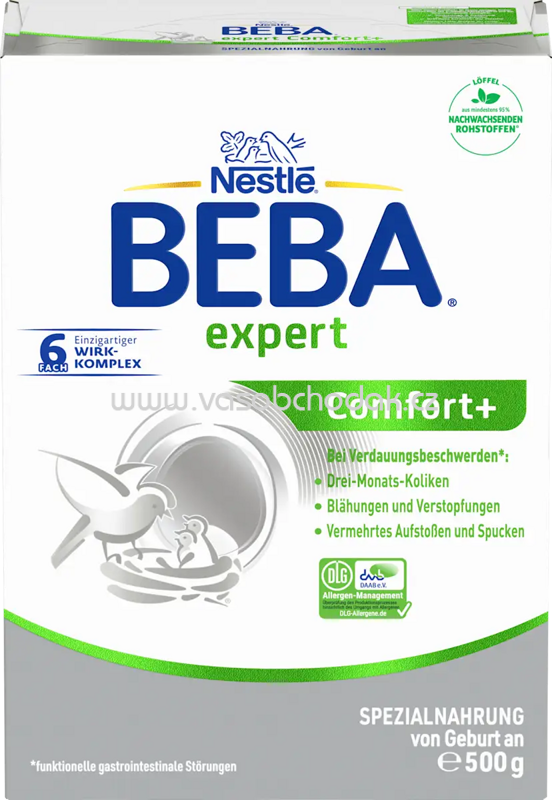 Nestlé BEBA Spezialnahrung Comfort + von Geburt an, 500 g