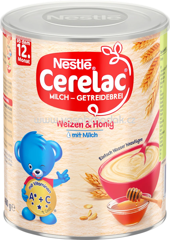 Nestlé CERELAC Milchbrei Cerelac Weizen & Honig, ab 12. Monat, 400g Nestlé CERELAC Milchbrei Cerelac Weizen & Honig, ab 12. Monat, 400g