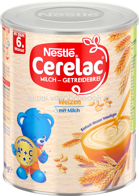 Nestlé CERELAC Milchbrei Cerelac Weizen, ab 6. Monat, 400g Nestlé CERELAC Milchbrei Cerelac Weizen, ab 6. Monat, 400g