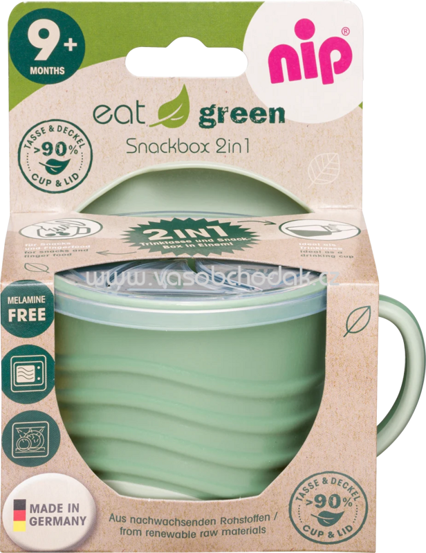 Nip Snackbox eat green 2in1 grün, 1 St Nip Snackbox eat green 2in1 grün, 1 St