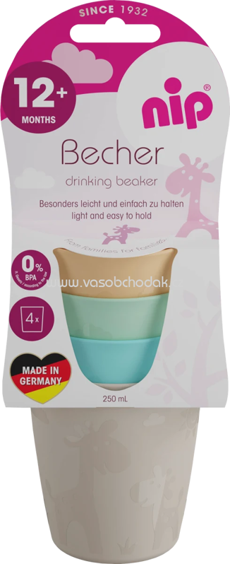 Nip Trinkbecher-Set, 4 St Nip Trinkbecher-Set, 4 St