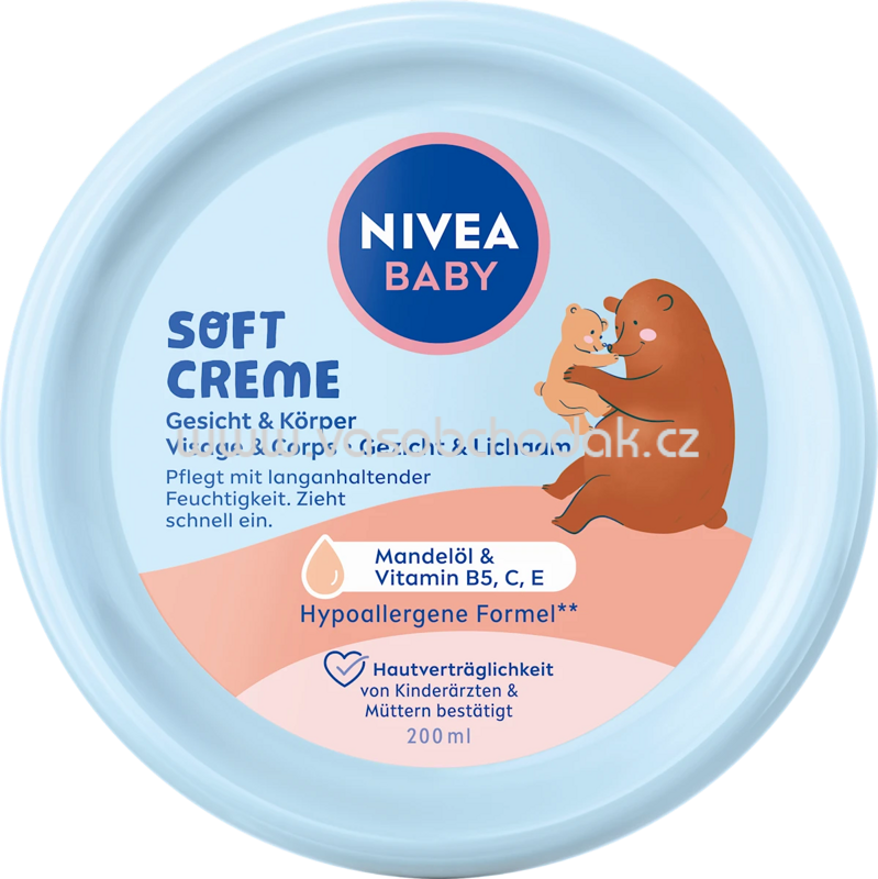 NIVEA BABY Baby Creme Soft, 200 ml