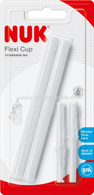 NUK Ersatz Trinkhalme Flexi Cup, 2 St NUK Ersatz Trinkhalme Flexi Cup, 2 St