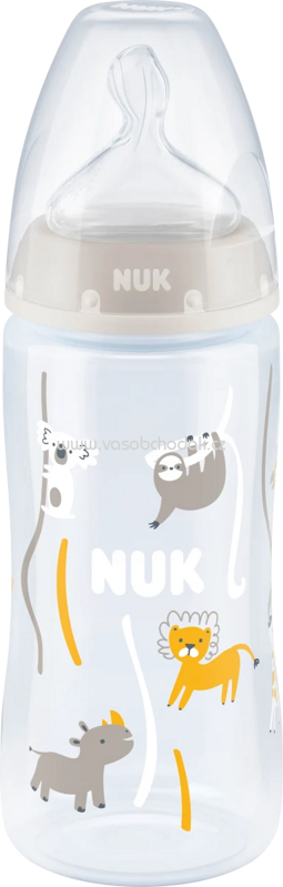 Nuk Babyflasche First Choice Temp.Control Safari, Gr.2, 6-18 Monate, 300 ml, 1 St