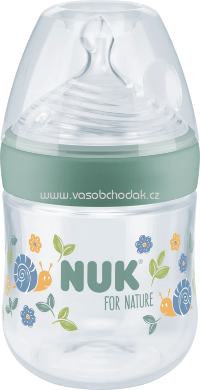 Nuk Babyflasche for Nature Silikon, Gr. S, grün, 0-6 Monate, 150 ml, 1 St