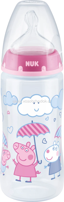 Nuk Babyflasche Temperatur Control rosa, Silikon, 6-18 Monate, 300 ml, 1 St Nuk Babyflasche Temperatur Control rosa, Silikon, 6-18 Monate, 300 ml, 1 St