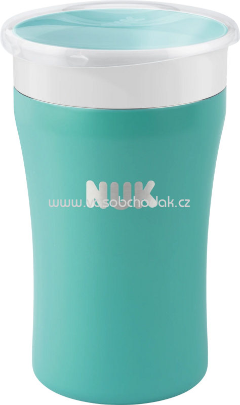 Nuk Becher Magic Cup Edelstahl, türkis, 230 ml, 1 St