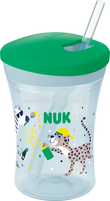 Nuk Flasche Evolution Action Cup, grün, 230 ml, 1 St