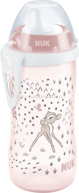 Nuk Trinklernflasche Disney Bambi Kiddy Cup, rosa, ab 12 Monate, 300 ml, 1 St