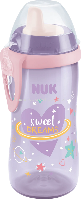 Nuk Trinklernflasche Kiddy Cup Night lila, ab 12 Monaten, 300 ml, 1 St