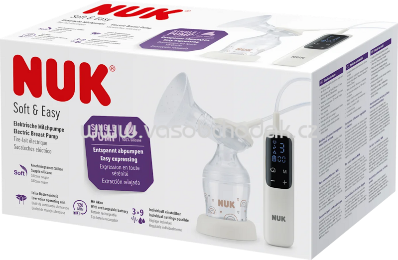 NUK Milchpumpe elektrisch soft & easy, 1 St NUK Milchpumpe elektrisch soft & easy, 1 St