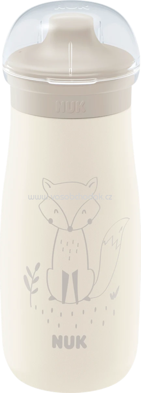 NUK Trinkflasche Edelstahl Mini-Me beige, 300 ml, 1 St NUK Trinkflasche Edelstahl Mini-Me beige, 300 ml, 1 St