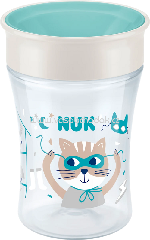 NUK Trinklernbecher Evolution Magic Cup türkis, 230 ml, 1 St