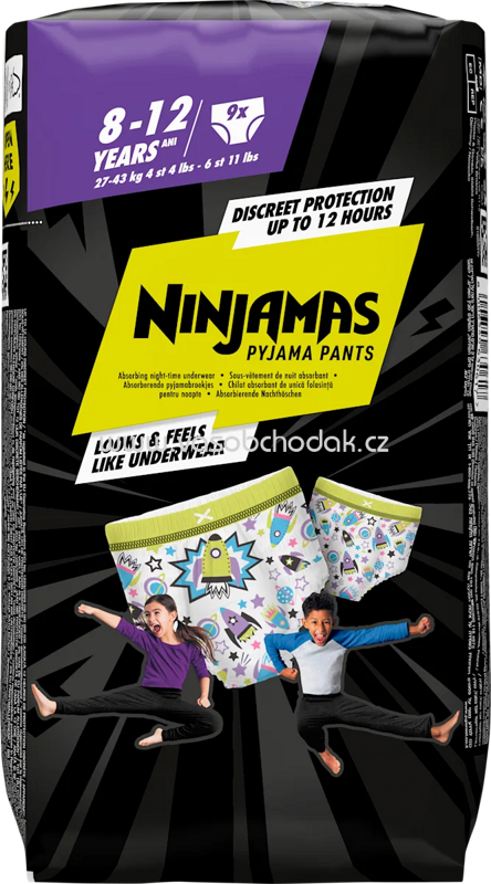 Ninjamas Pyjama Pants Jungen 8-12 Jahre, 9 St Ninjamas Pyjama Pants Jungen 8-12 Jahre, 9 St