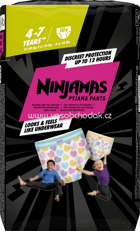 Ninjamas Pyjama Pants Mädchen 4-7 Jahre, 10 St Ninjamas Pyjama Pants Mädchen 4-7 Jahre, 10 St
