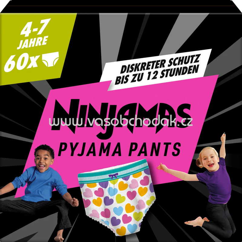 Ninjamas Pyjama Pants Mädchen 4-7 Jahre, Monatsbox, 60 St Ninjamas Pyjama Pants Mädchen 4-7 Jahre, Monatsbox, 60 St