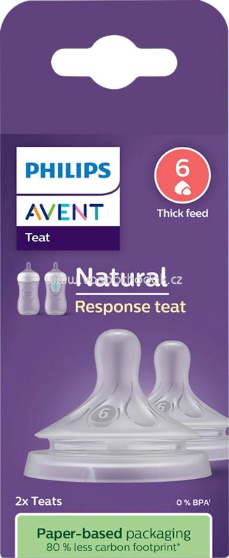 PHILIPS AVENT Trinksauger Natural Response Silikon Gr. 6, ab 6 Monaten, 1 St