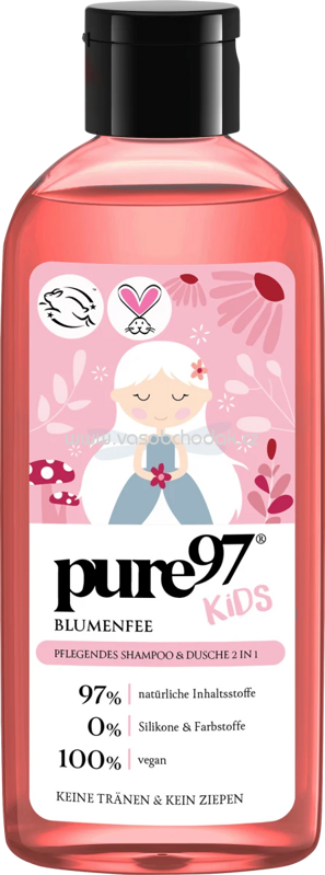 Pure97 Kids Blumenfee Shampoo & Duschgel 2in1, 250 ml