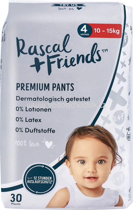 Rascal+Friends Baby Pants Gr. 4, 10-15 kg, 30 St
