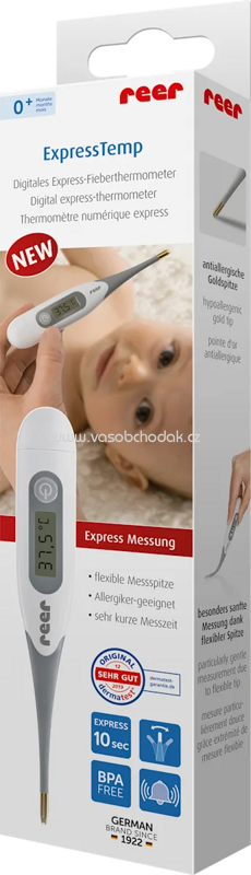 Reer ExpressTemp Digitales Fieberthermometer, 1 St Reer ExpressTemp Digitales Fieberthermometer, 1 St