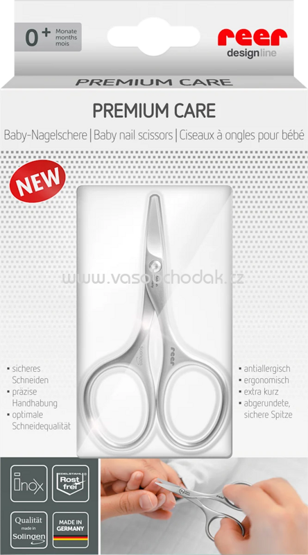 Reer Premium Care Baby-Nagelschere, 1 St Reer Premium Care Baby-Nagelschere, 1 St