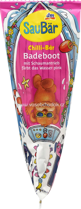 SauBär Kinder Badezusatz Chilli-Bär Badeboot pink, 1 St SauBär Kinder Badezusatz Chilli-Bär Badeboot pink, 1 St
