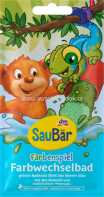 SauBär Kinder Badezusatz Farbenspiel Farbwechselbad, 50g SauBär Kinder Badezusatz Farbenspiel Farbwechselbad, 50g