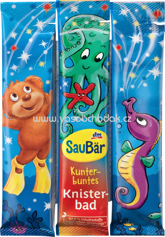SauBär Kinder Badezusatz Knisterbad, 3x5g, 15 g SauBär Kinder Badezusatz Knisterbad, 3x5g, 15 g