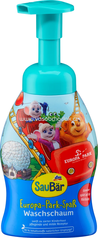 SauBär Kinder Waschschaum Europa-Park-Spaß, 250 ml SauBär Kinder Waschschaum Europa-Park-Spaß, 250 ml