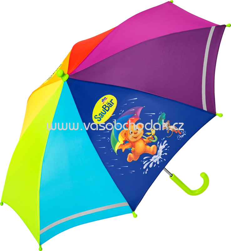 SauBär Kinderschirm mit Reflektor, Regenbogen, 1 St SauBär Kinderschirm mit Reflektor, Regenbogen, 1 St