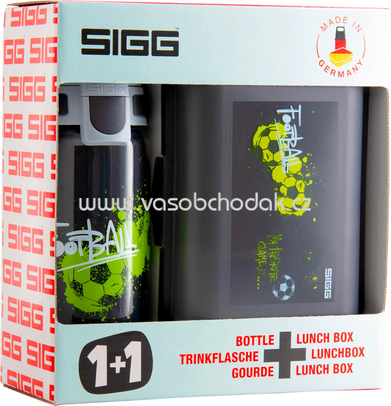 SIGG Brotdose und Flasche Set VIVA anthrazit 2tlg, 1 St