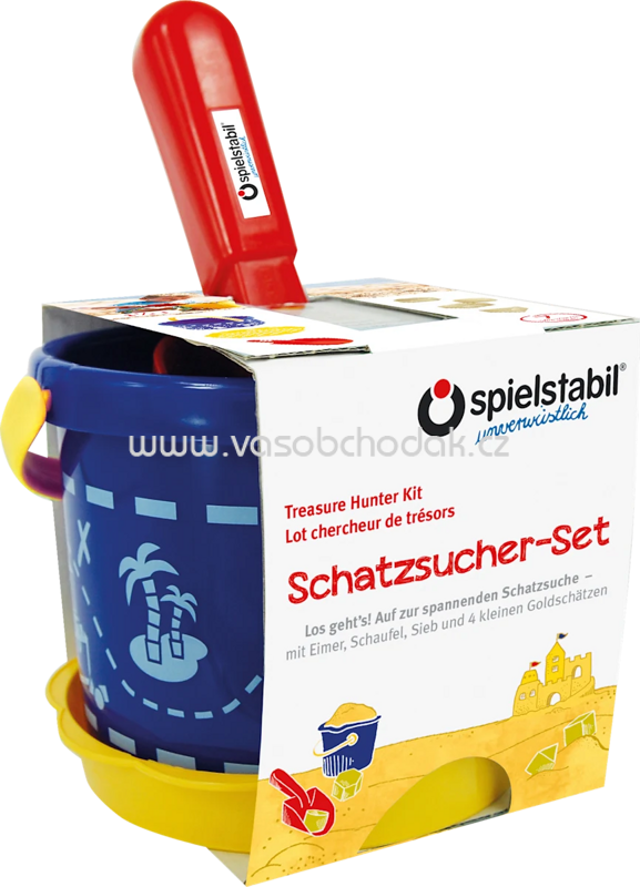 Spielstabil Sandspielzeug Schatzsucher-Set, 7-teilig, 1 St