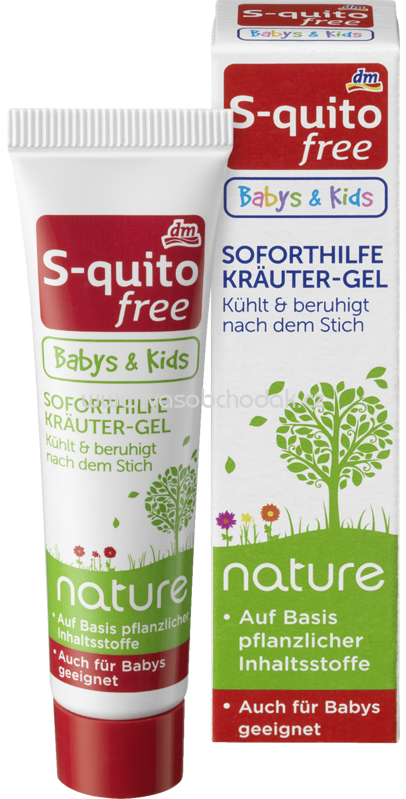 S-quitofree Kids Soforthilfe Kräuter-Gel nature, 15 ml S-quitofree Kids Soforthilfe Kräuter-Gel nature, 15 ml