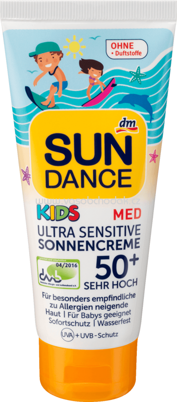 SUNDANCE Sonnencreme KIDS MED Ultra Sensitiv LSF 50+, 100 ml