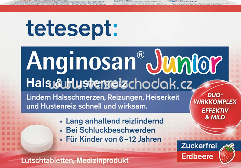 tetesept Anginosan Junior Halstabletten zuckerfrei, 20 St tetesept Anginosan Junior Halstabletten zuckerfrei, 20 St