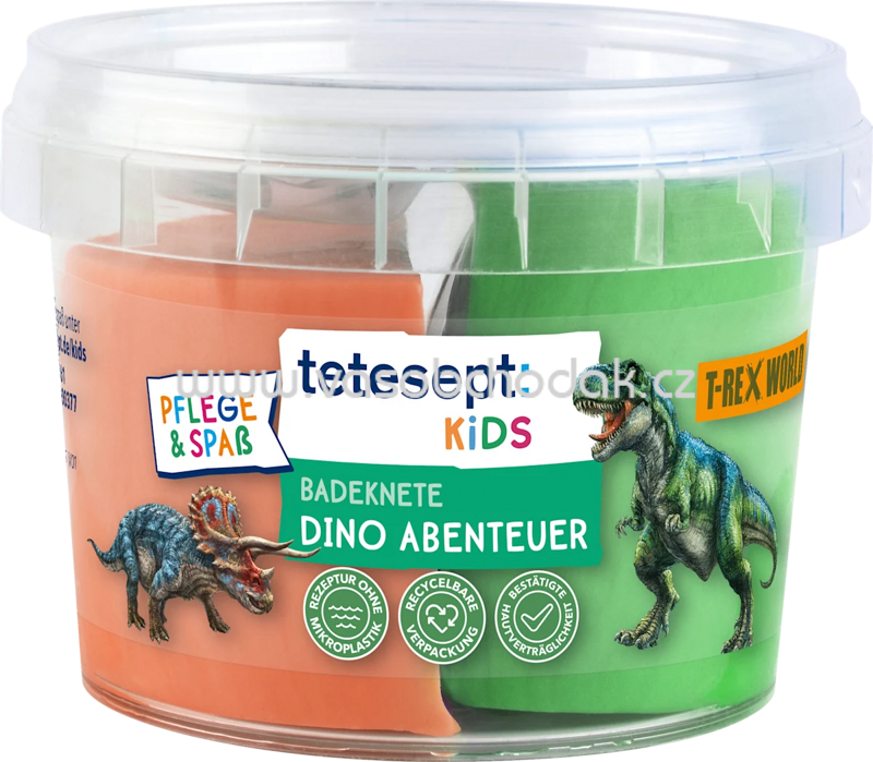 tetesept Kinder Badezusatz Badeknete Dino, 100 g tetesept Kinder Badezusatz Badeknete Dino, 100 g