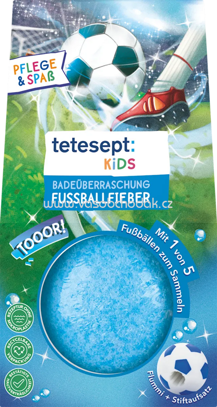 tetesept Kinder Badezusatz Badeüberraschung Fußballfieber, 1 St tetesept Kinder Badezusatz Badeüberraschung Fußballfieber, 1 St