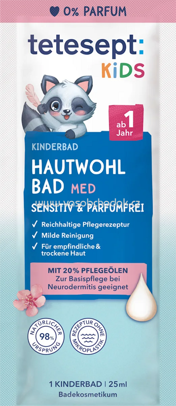 tetesept Kinder Badezusatz Hautwohl Bad Med, 25 ml