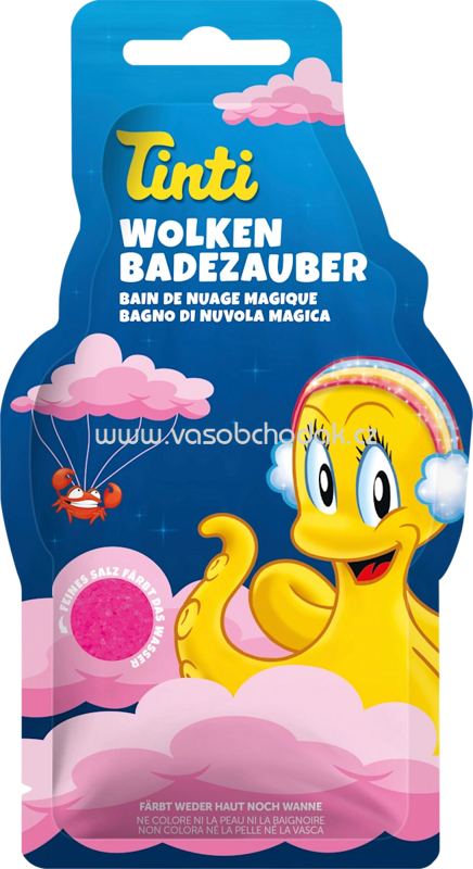 Tinti Kinder Badezusatz Wolkenbadezauber pink, 50 g Tinti Kinder Badezusatz Wolkenbadezauber pink, 50 g