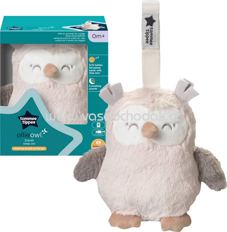 Tommee Tippee Einschlafhilfe wiederaufladbar für unterwegs, Ollie die Eule, 1 St Tommee Tippee Einschlafhilfe wiederaufladbar für unterwegs, Ollie die Eule, 1 St