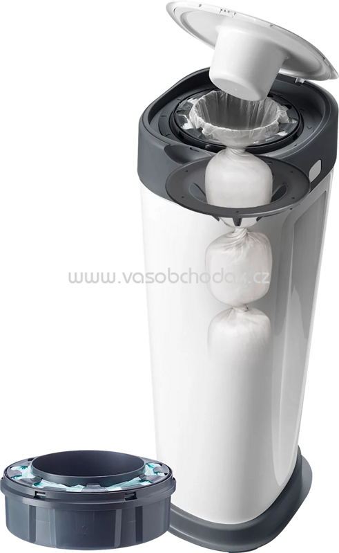 Tommee Tippee Windeleimer Twist & Click Sangenic XL, weiß, 1 St Tommee Tippee Windeleimer Twist & Click Sangenic XL, weiß, 1 St