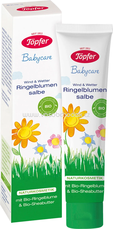 Töpfer Babycare Wind & Wetter Ringelblumensalbe, 25 ml