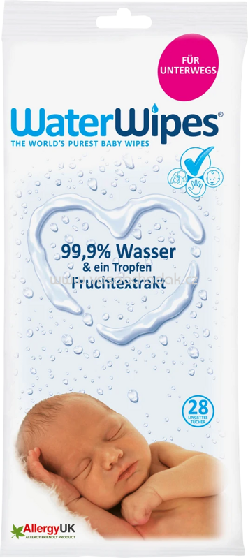 WaterWipes Feuchttücher, 28 St WaterWipes Feuchttücher, 28 St
