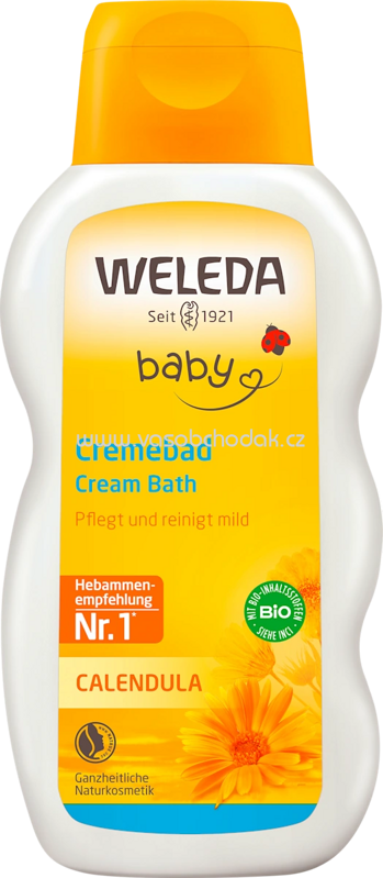 WELEDA baby Badezusatz Cremebad Calendula, 200 ml