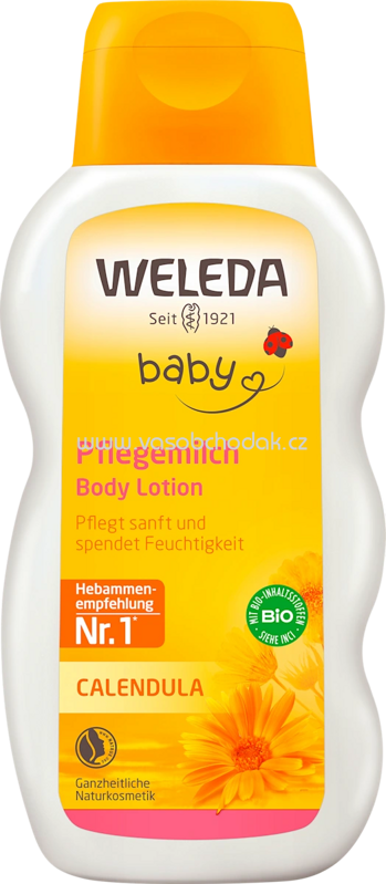 WELEDA baby Pflegemilch Calendula, 200 ml WELEDA baby Pflegemilch Calendula, 200 ml