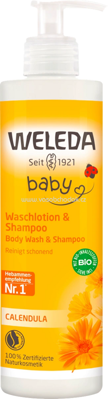 WELEDA baby Waschlotion & Shampoo, 400 ml WELEDA baby Waschlotion & Shampoo, 400 ml