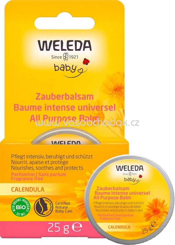 WELEDA baby Zauberbalsam Calendula, 25 g WELEDA baby Zauberbalsam Calendula, 25 g