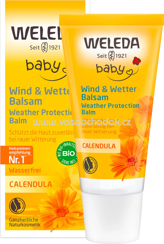 WELEDA baby Wind & Wetter Balsam Calendula, 30 ml WELEDA baby Wind & Wetter Balsam Calendula, 30 ml