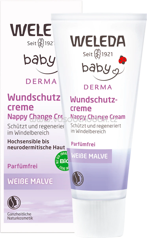 WELEDA baby Wundschutzcreme Baby Derma weiße Malve, 50 ml