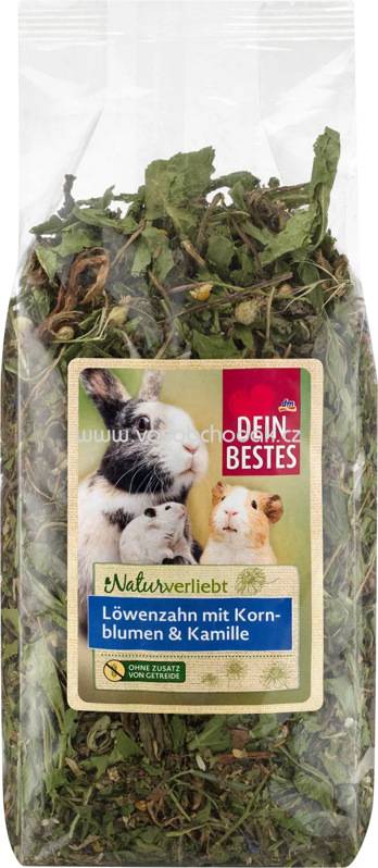 Dein Bestes Snack für Nager Naturverliebt Löwenzahn mit Kornblumen & Kamille, 150g Dein Bestes Snack für Nager Naturverliebt Löwenzahn mit Kornblumen & Kamille, 150g